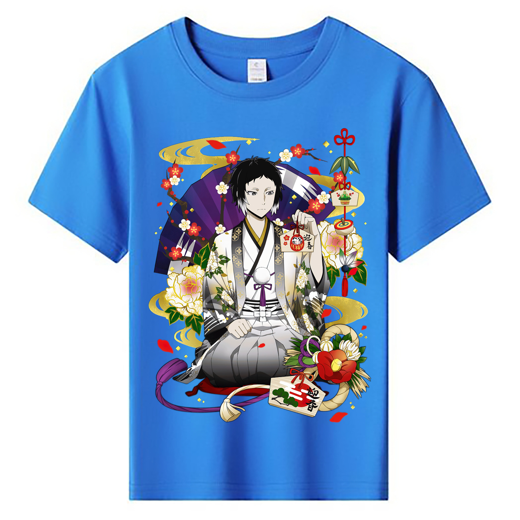 （画像用） 文豪ストレイドッグス Bungo Stray Dogs 綿100％キッズTシャツ（フロントプリント）